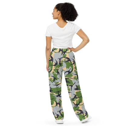 Kenyan DPM Security Forces CAMO unisex wide-leg pants - Wide-leg Pants