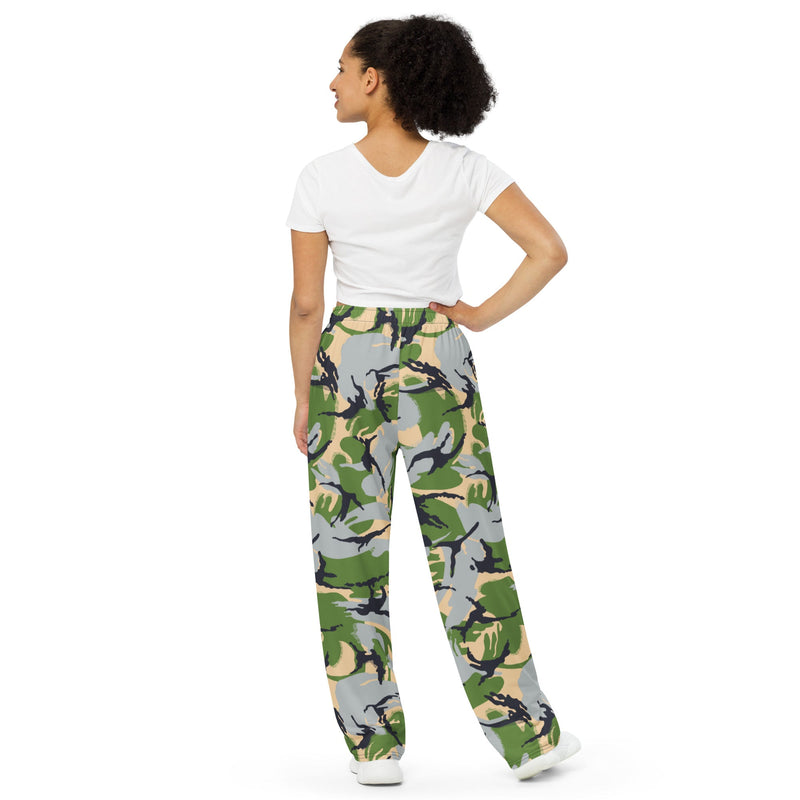 DPM Kenyan Security Forces CAMO Unisex Wide-Leg Leisure Pants - Pant