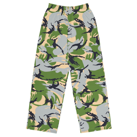 Kenyan DPM Security Forces CAMO unisex wide-leg pants - 2XS - Wide-leg Pants