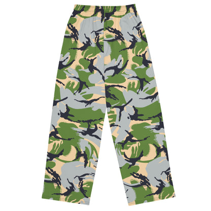 Kenyan DPM Security Forces CAMO unisex wide-leg pants - Wide-leg Pants