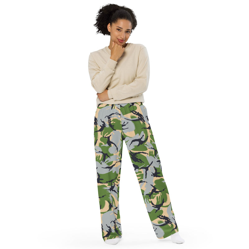 DPM Kenyan Security Forces CAMO Unisex Wide-Leg Leisure Pants - Pant