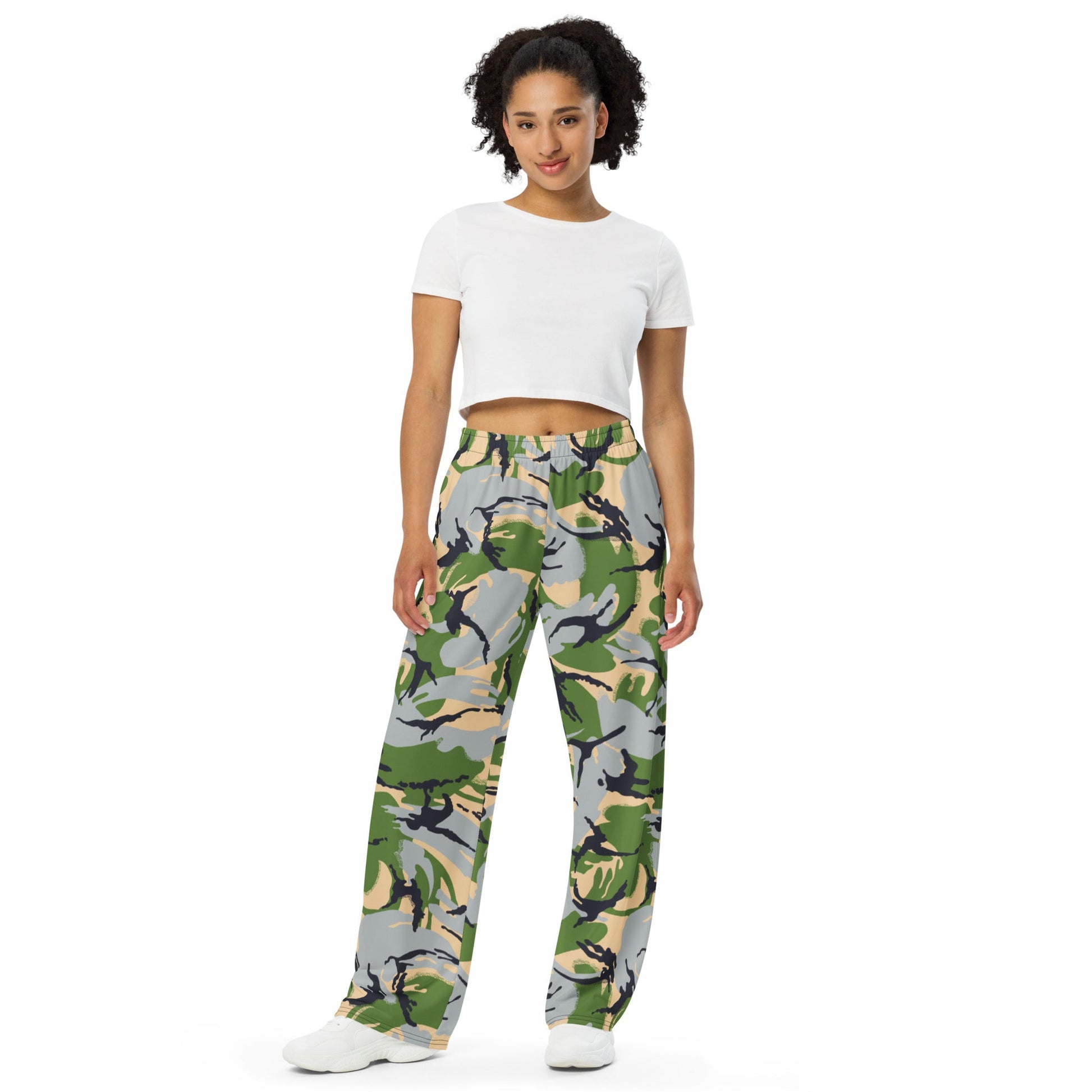 Kenyan DPM Security Forces CAMO unisex wide-leg pants - Wide-leg Pants