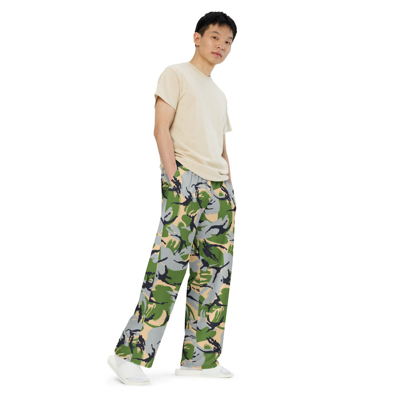DPM Kenyan Security Forces CAMO Unisex Wide-Leg Leisure Pants - Pant