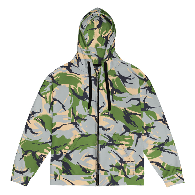 DPM Kenyan Security Forces CAMO Unisex Zip Hoodie - 2XS
