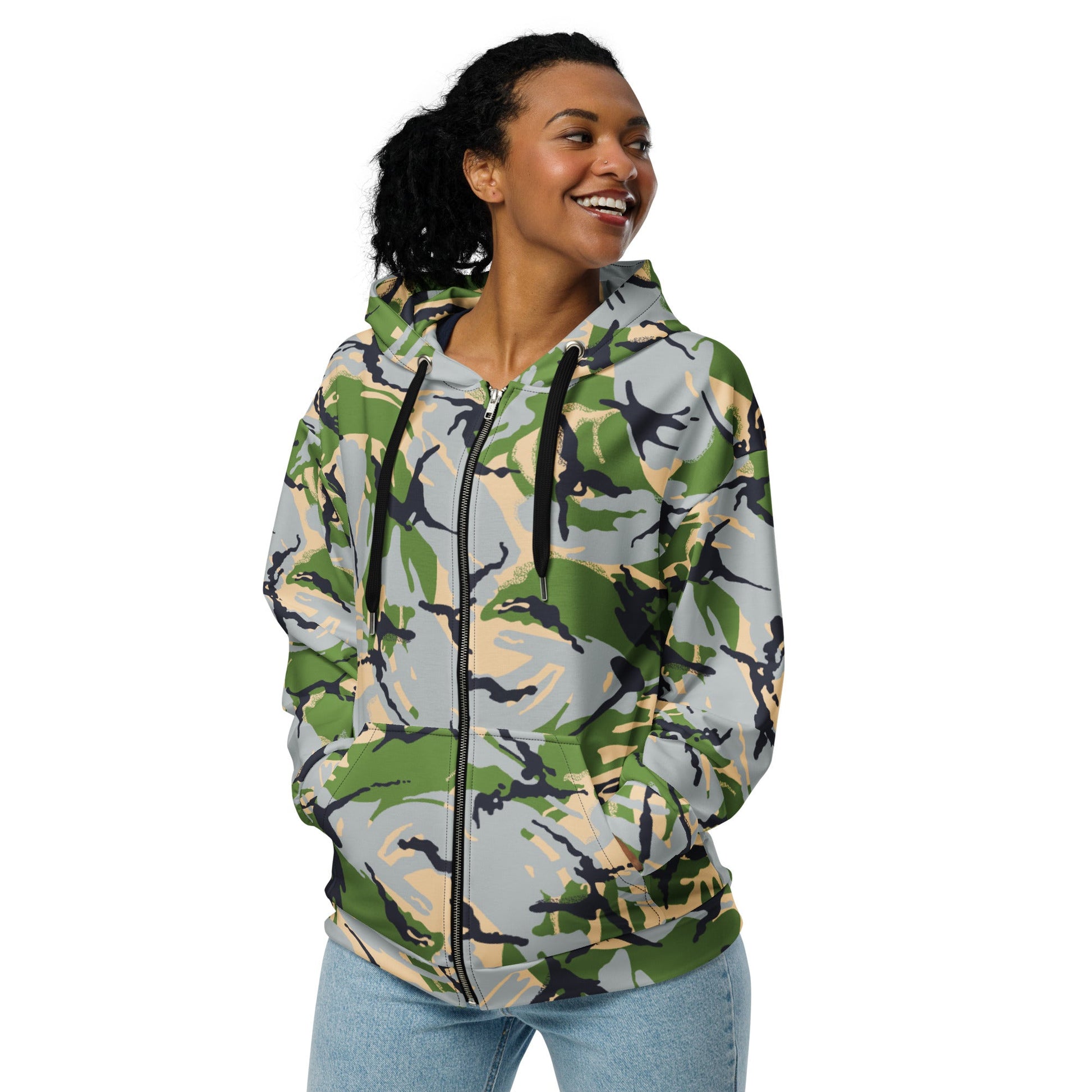 Kenyan DPM Security Forces CAMO Unisex zip hoodie - Zip Hoodies