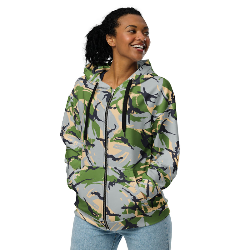 DPM Kenyan Security Forces CAMO Unisex Zip Hoodie