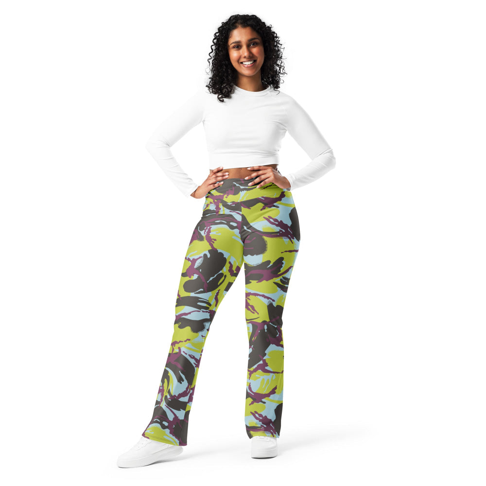 Kenyan Navy DPM CAMO Flare leggings - Womens Leggings