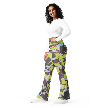 Kenyan Navy DPM CAMO Flare leggings - Womens Leggings