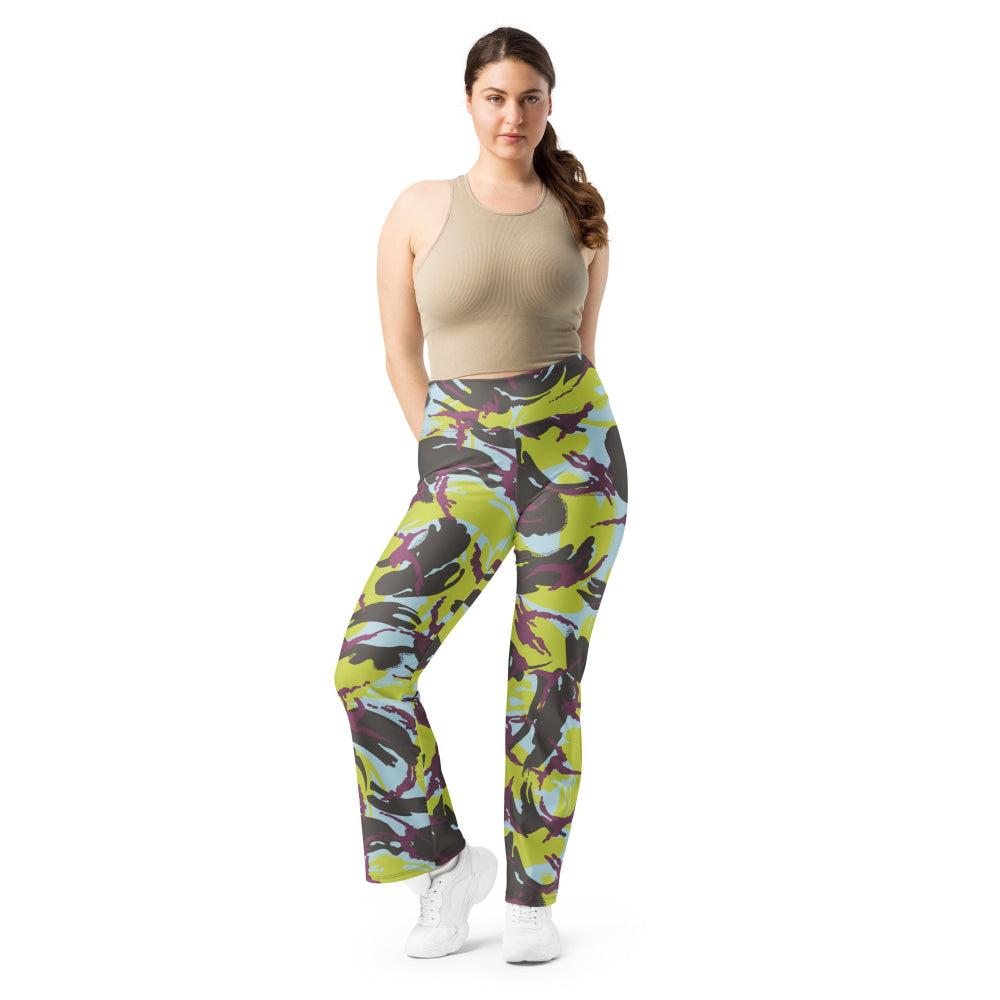 Kenyan Navy DPM CAMO Flare leggings - Womens Leggings