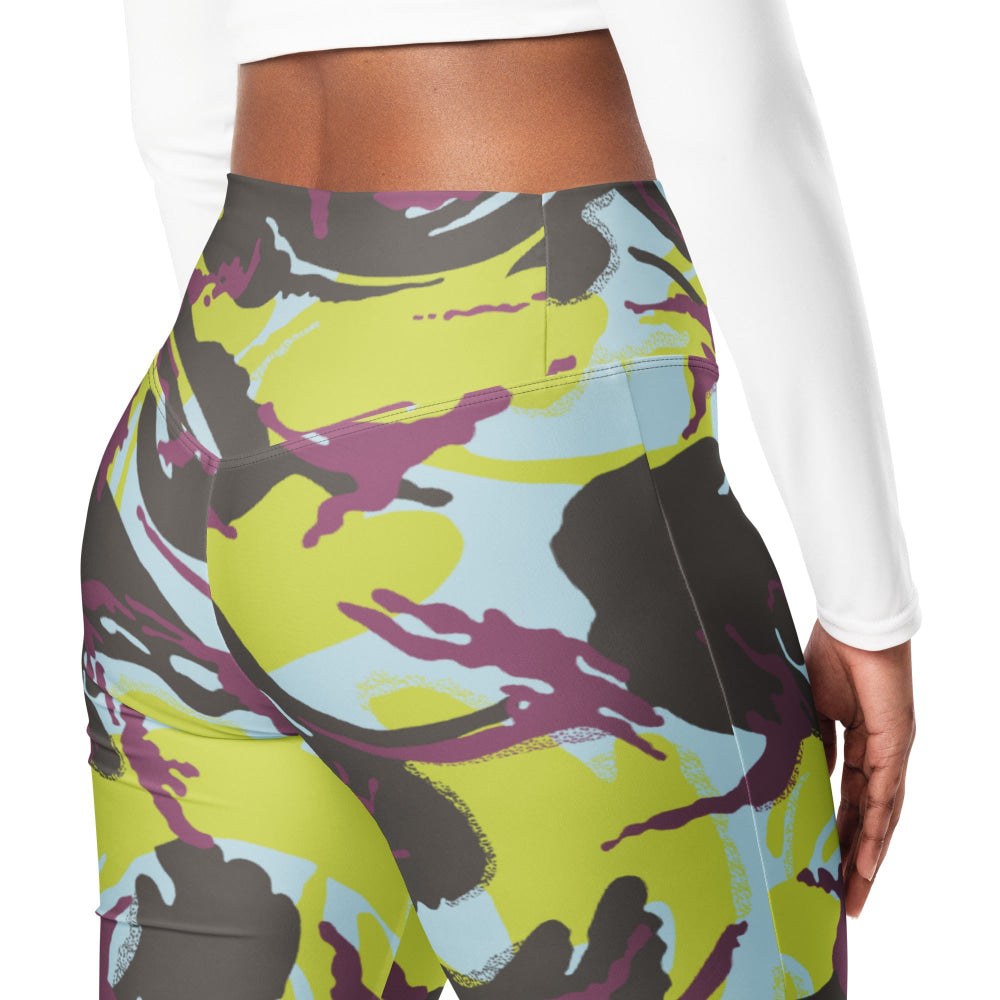 Kenyan Navy DPM CAMO Flare leggings - Womens Leggings