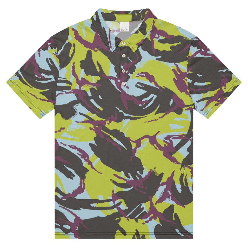 Kenyan Navy DPM CAMO Men’s slim fit polo - XS - Mens Slim Fit Polo