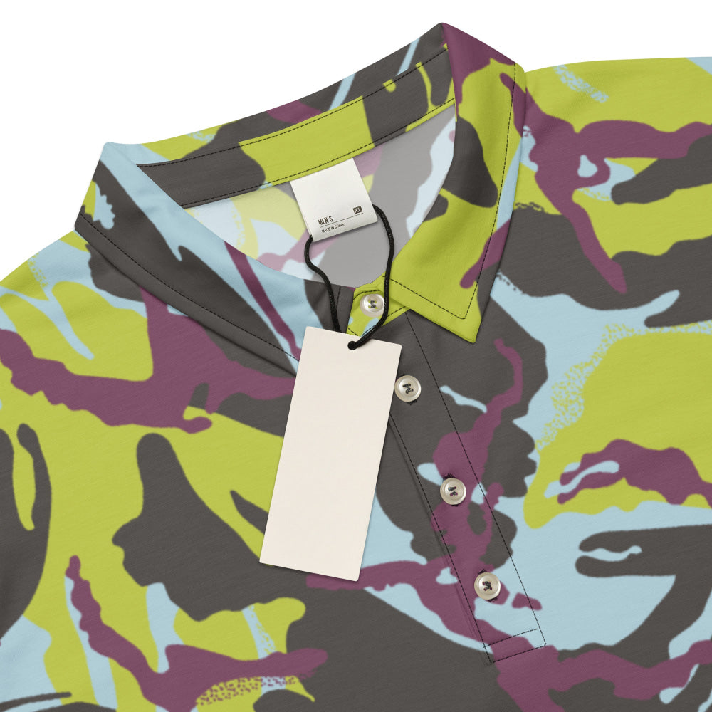 Kenyan Navy DPM CAMO Men’s slim fit polo - Mens Slim Fit Polo