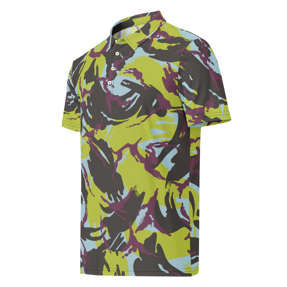 Kenyan Navy DPM CAMO Men’s slim fit polo - Mens Slim Fit Polo