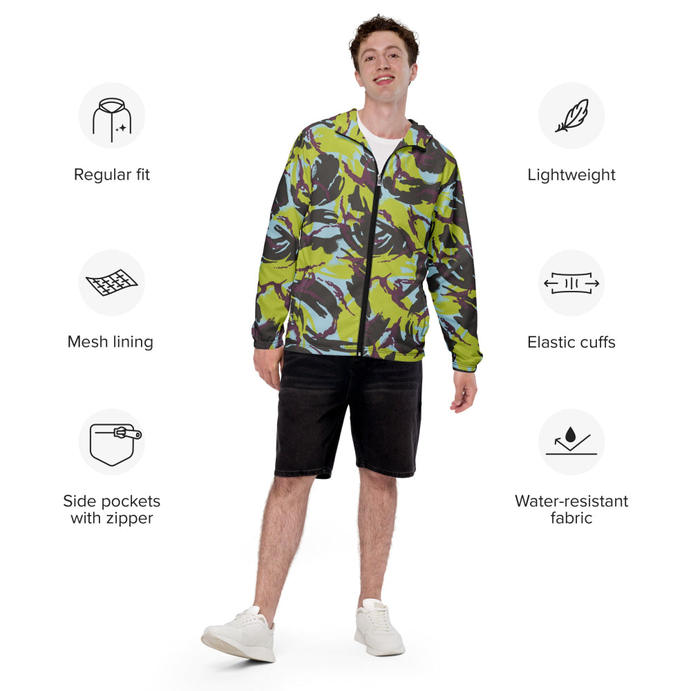 Kenyan Navy DPM CAMO Men’s windbreaker - Mens Windbreaker