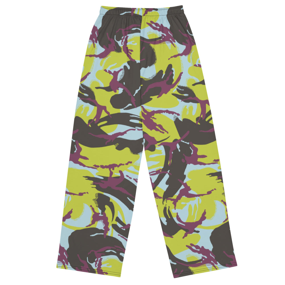 Kenyan Navy DPM CAMO unisex wide-leg pants - Unisex Wide-Leg Pants