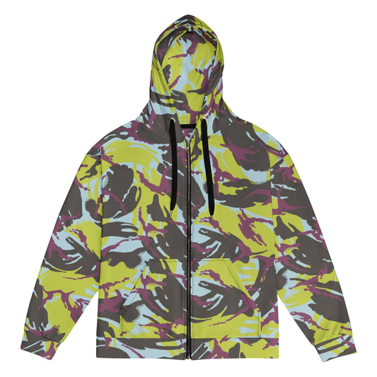 Kenyan Navy DPM CAMO Unisex zip hoodie - 2XS - Zip Hoodie