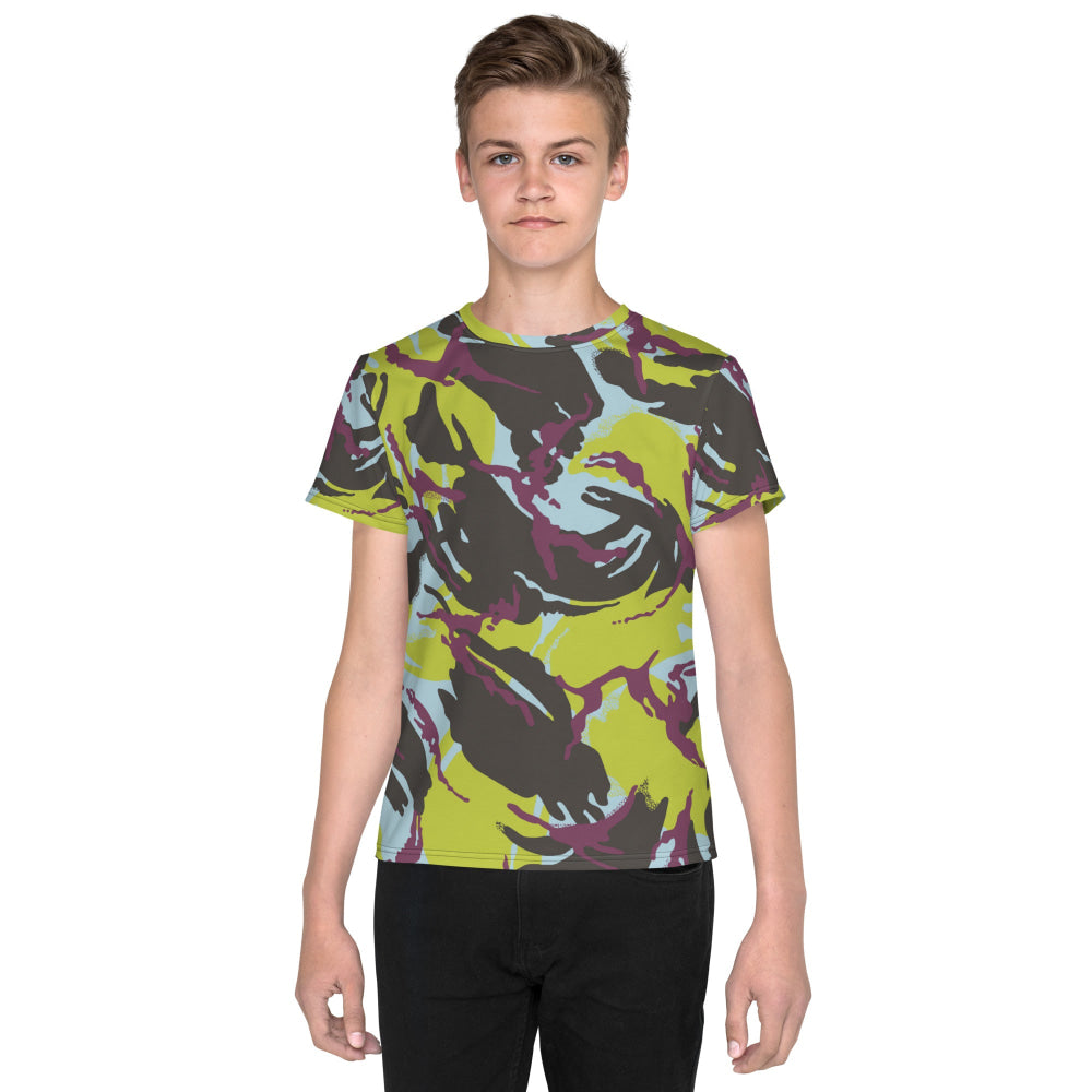 Kenyan Navy DPM CAMO Youth crew neck t-shirt - 8 - Crew Neck T-shirt