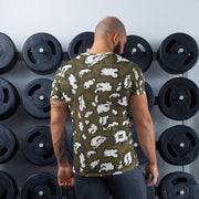 KLMK Red Dawn CAMO Mens Athletic T-Shirt - Shirt
