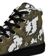 KLMK Red Dawn CAMO Mens High-Top Canvas Shoes