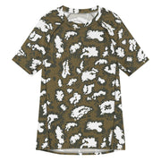 KLMK Red Dawn CAMO Mens Short-Sleeve Rash Guard - 2XS - SS