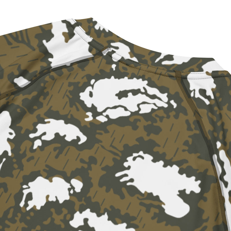 KLMK Red Dawn CAMO Mens Short-Sleeve Rash Guard - SS