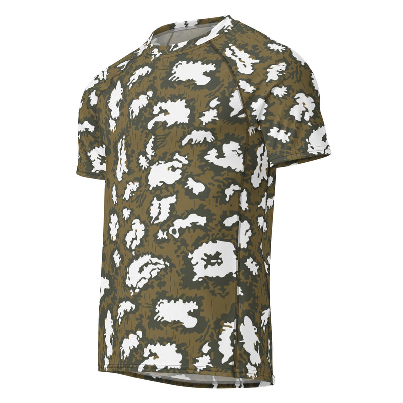 KLMK Red Dawn CAMO Mens Short-Sleeve Rash Guard - SS
