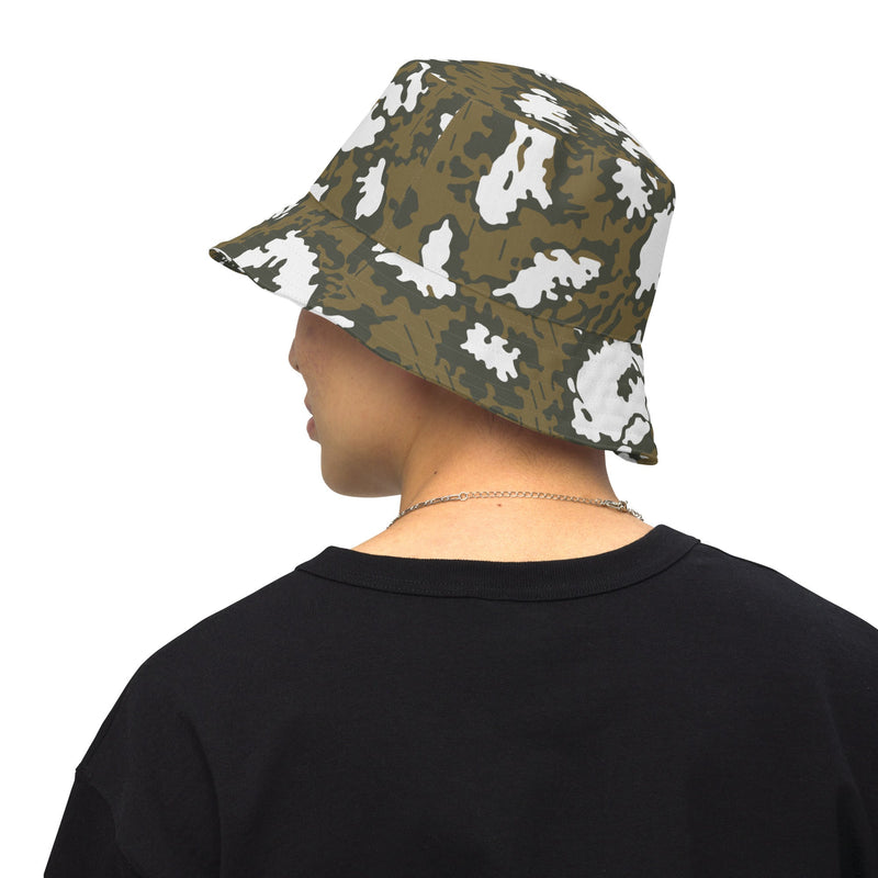 KLMK Red Dawn CAMO Reversible Bucket Hat - Head