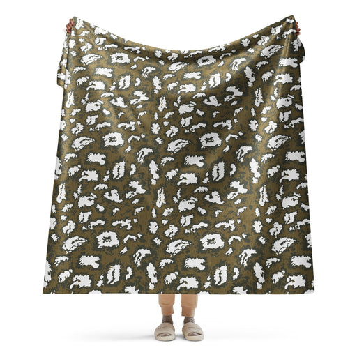 KLMK Red Dawn CAMO Sherpa Blanket - 60″×80″