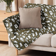 KLMK Red Dawn CAMO Sherpa Blanket