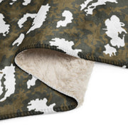 KLMK Red Dawn CAMO Sherpa Blanket