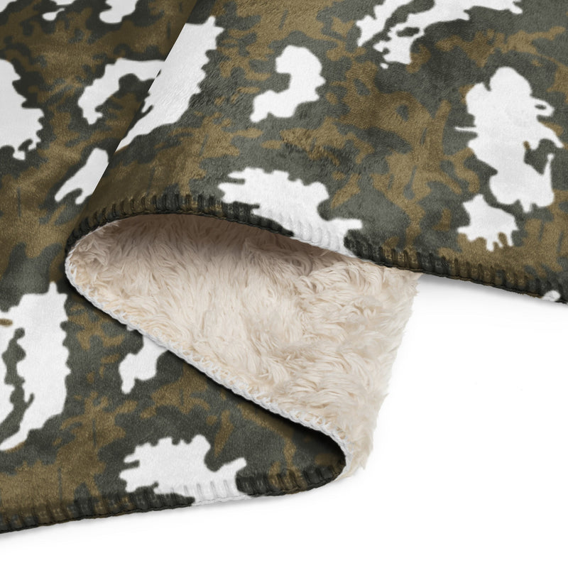 KLMK Red Dawn CAMO Sherpa Blanket