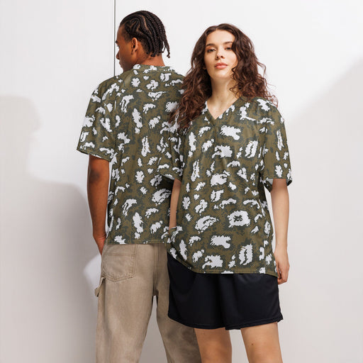 KLMK Red Dawn CAMO Unisex American Football Jersey - 2XS
