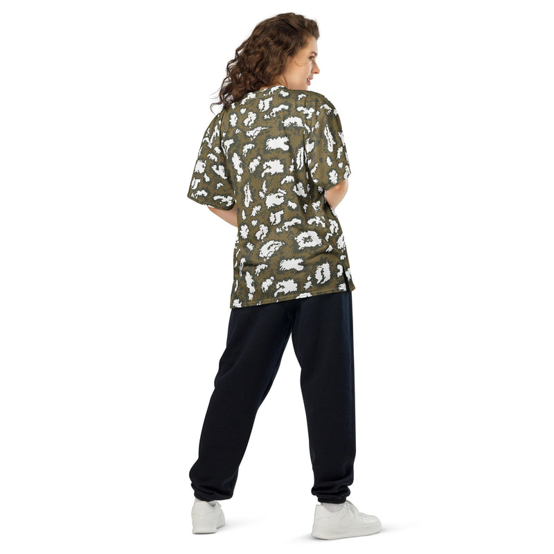 KLMK Red Dawn CAMO Unisex American Football Jersey
