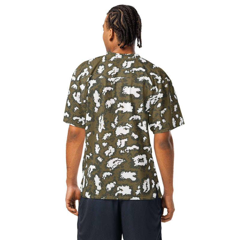 KLMK Red Dawn CAMO Unisex American Football Jersey