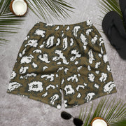 KLMK Red Dawn CAMO Unisex Athletic Long Shorts