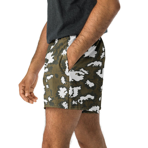 KLMK Red Dawn CAMO Unisex Athletic Shorts - XS