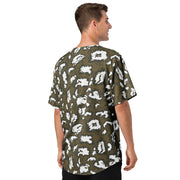 KLMK Red Dawn CAMO Unisex Baseball Jersey