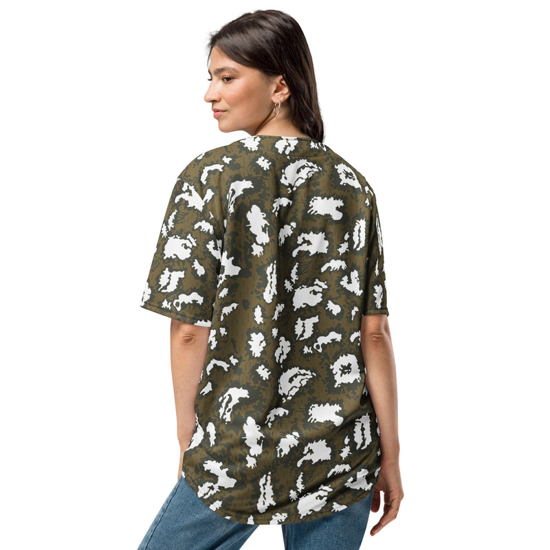 KLMK Red Dawn CAMO Unisex Baseball Jersey