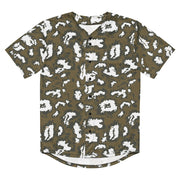 KLMK Red Dawn CAMO Unisex Baseball Jersey