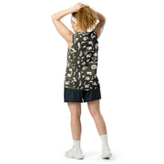 KLMK Red Dawn CAMO Unisex Basketball Jersey