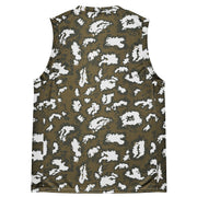 KLMK Red Dawn CAMO Unisex Basketball Jersey
