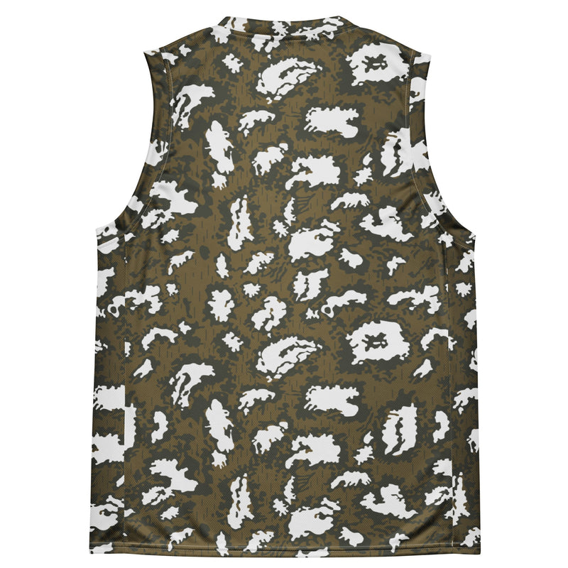 KLMK Red Dawn CAMO Unisex Basketball Jersey
