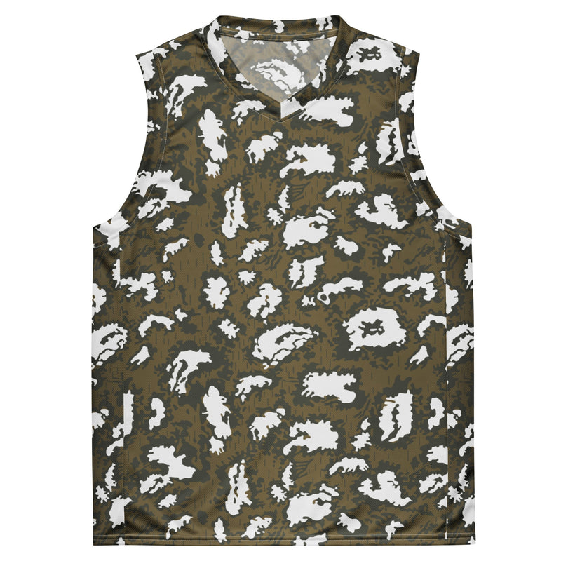 KLMK Red Dawn CAMO Unisex Basketball Jersey
