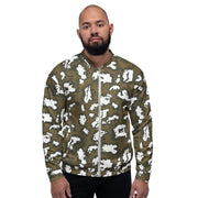 KLMK Red Dawn CAMO Unisex Bomber Jacket