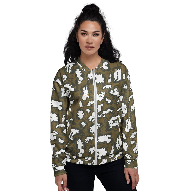 KLMK Red Dawn CAMO Unisex Bomber Jacket