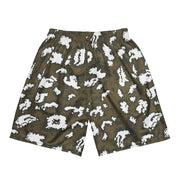KLMK Red Dawn CAMO Unisex Mesh Shorts