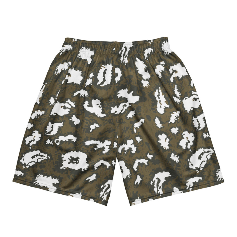 KLMK Red Dawn CAMO Unisex Mesh Shorts