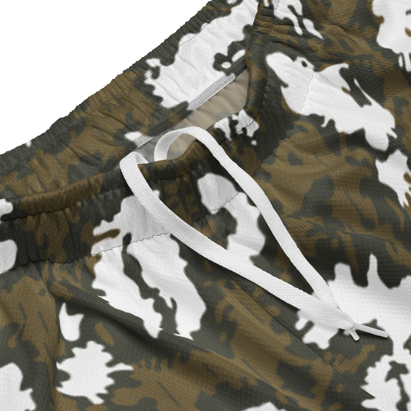 KLMK Red Dawn CAMO Unisex Mesh Shorts