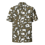 KLMK Red Dawn CAMO Unisex Short-Sleeve Button Shirt - Button-Up