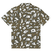 KLMK Red Dawn CAMO Unisex Short-Sleeve Button Shirt - Button-Up